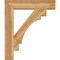 Ekena Millwork Merced Block Rough Sawn Bracket, Western Red Cedar, 6"W x 34"D x 40"H BKT06X34X40MRC05RWR - alternate 4